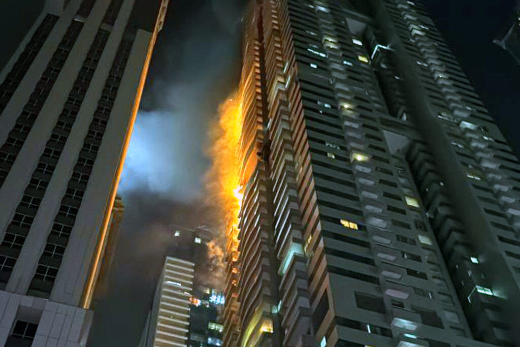 Dubai’s Marina Pinnacle Tower Ablaze — 3,820 Rescued from 67-Story High-Rise 1 001 9